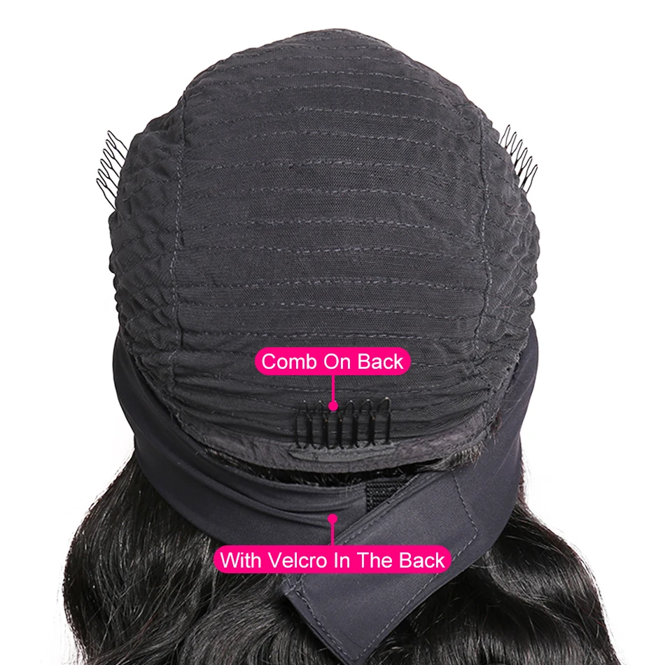 

Scarf Wig Kinky Straight Headband Wig Human Hair Glueless Full Machine Wigs For Black Women Brazilian Remy Human Hair with Gift