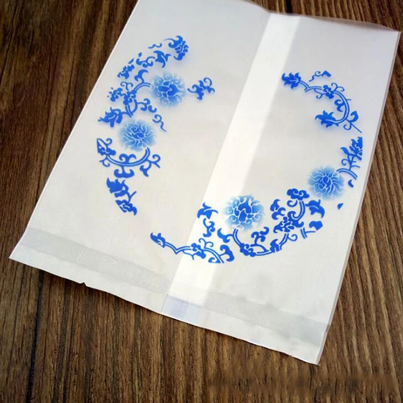 Flour Cookie Cellophane Bags Cookies Wrappers-Snacks Moon Cake Package 100pcs Bread Handmade Plastic Bag | Дом и сад