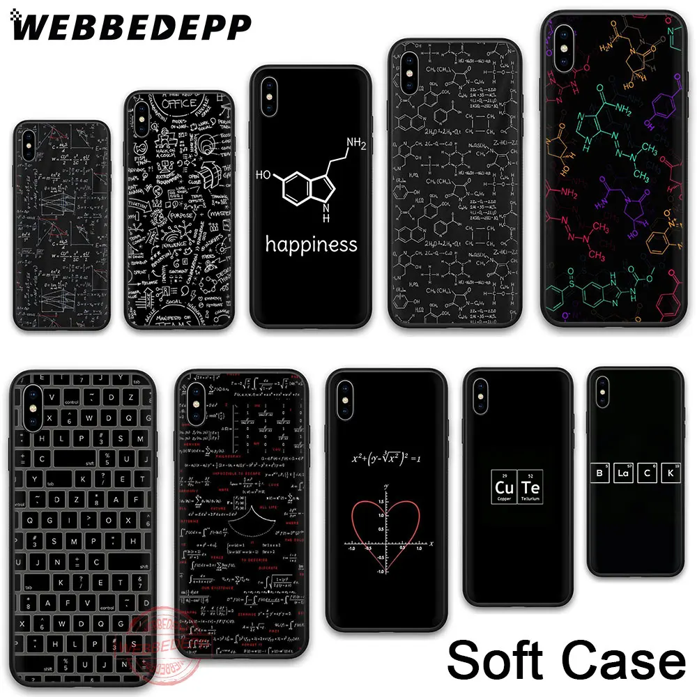 WEBBEDEPP 96N Биология и химия Мягкий силиконовый чехол для телефона для iPhone X XR XS 11 Pro Max 6 6S 7 8 Plus 5 5S SE