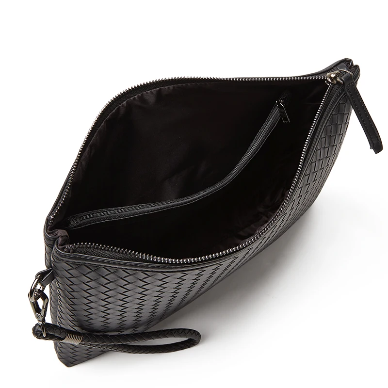 

2021New 100% Superior Quality Leather Clutch Men's Wallet with Hand Strap Fashion Designer Soft Large-capacity Luxury Wallet