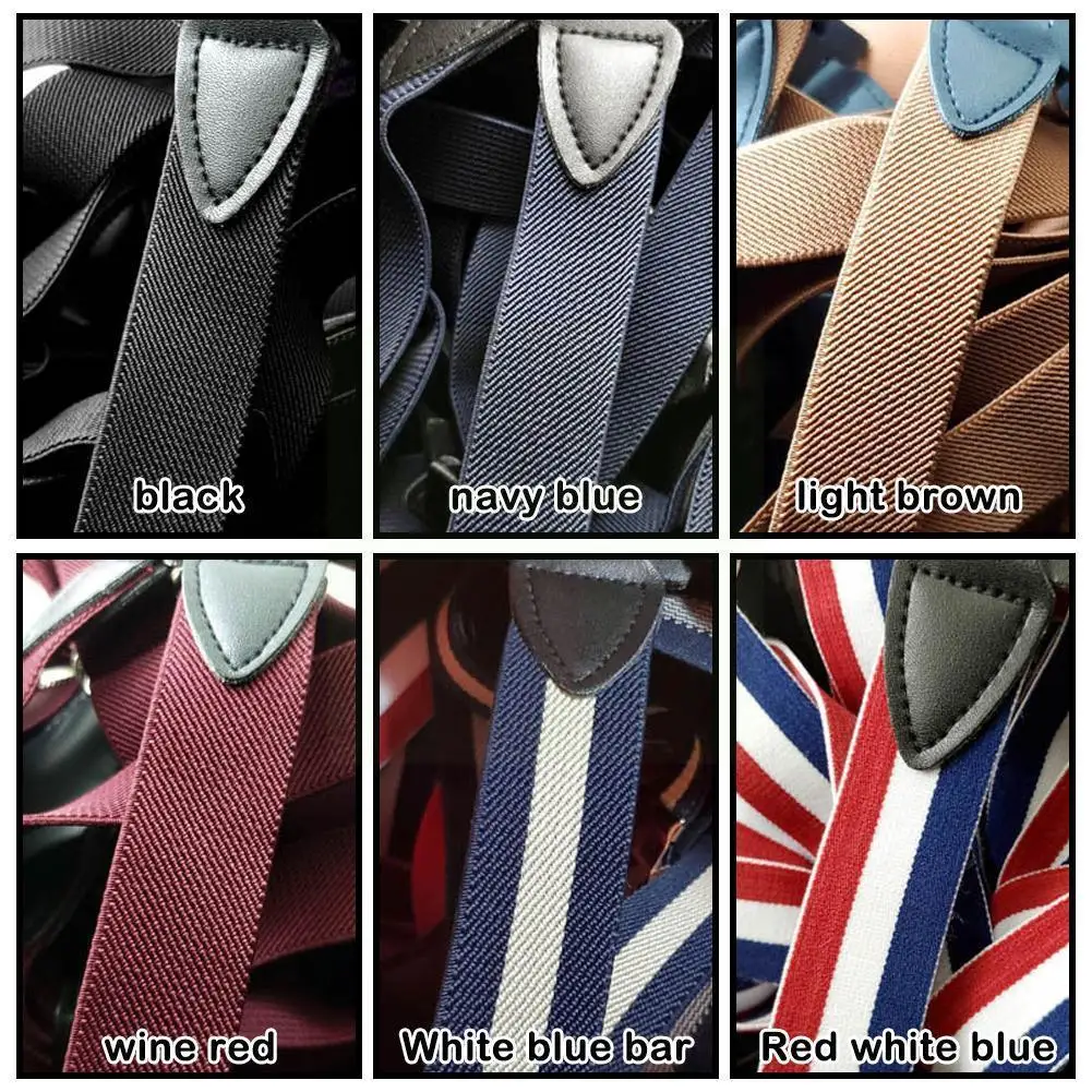 

Elastic Strap Clip Side Clip Cros-over Adult Male And Adjustable X-shaped Female Suspenders Suspenders I3y6