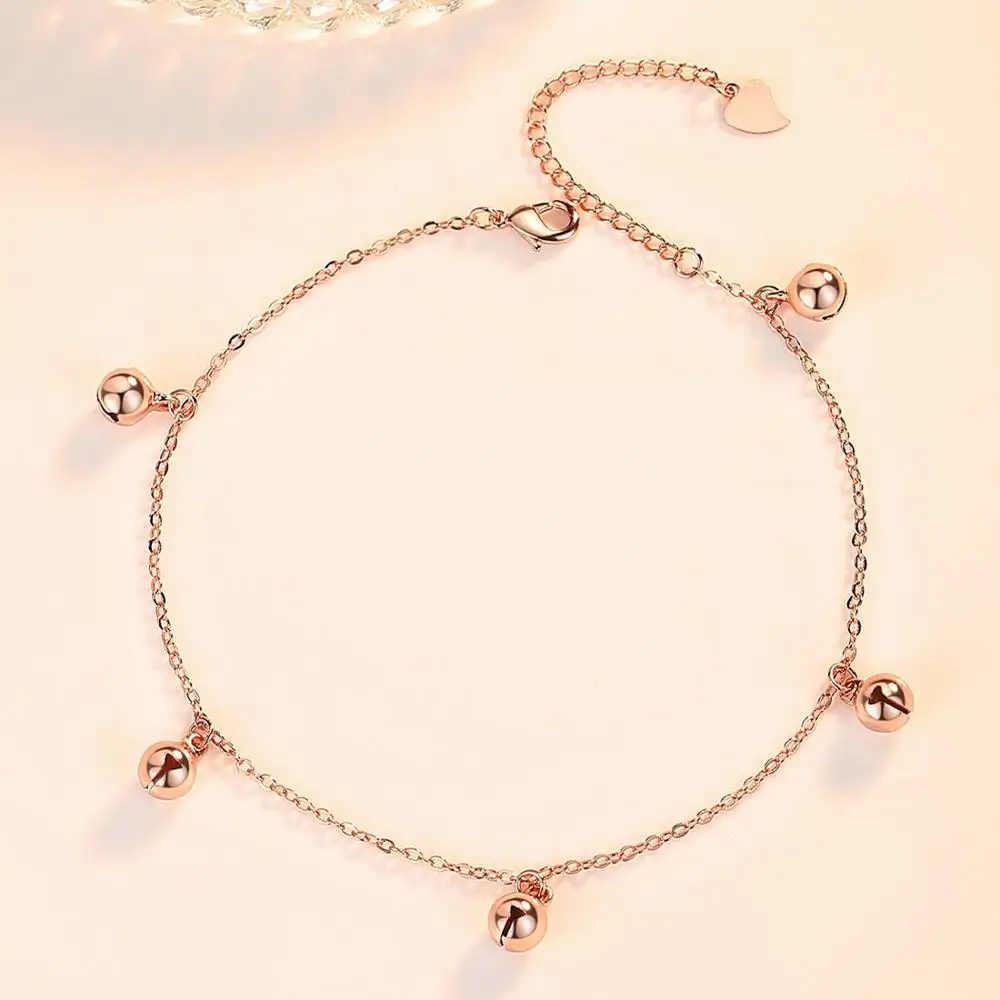 Трендовые женские ножные браслеты розового золота для женщин ювелирные изделия