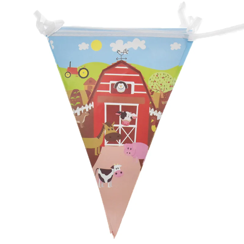 Забавный домик на ферме барный двор Набор принадлежностей для дня рождения с