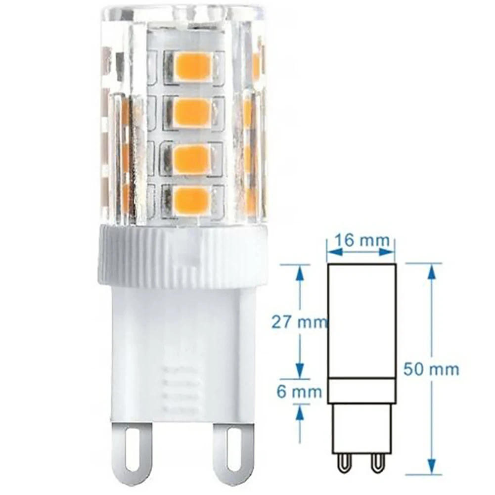 

Drop Ship 10Pcs G9 Halogen Warm White Office Capsule Light Bulb Lamp 5W Ac 230V Low Power Consumption And High Brightness
