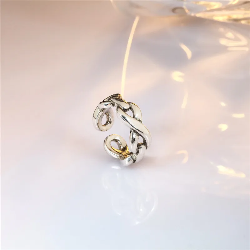 Fashion Silver Plated Rings For Women Jewelry Charm Twist Girls Lady Finger Accessories Princess Ring Bijou | Украшения и