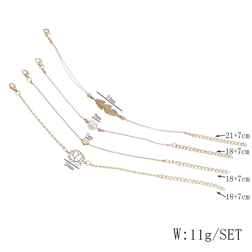 В богемном стиле лотоса браслеты и для женщин модные золотые Цвет женские