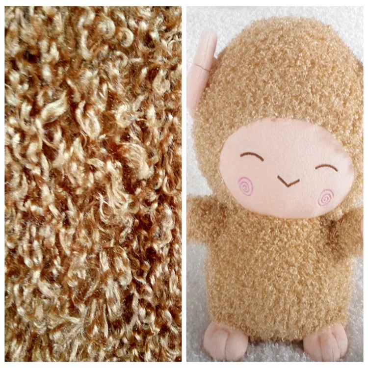 

Spot supply cashmere curly cashmere velvet plush toy fabric