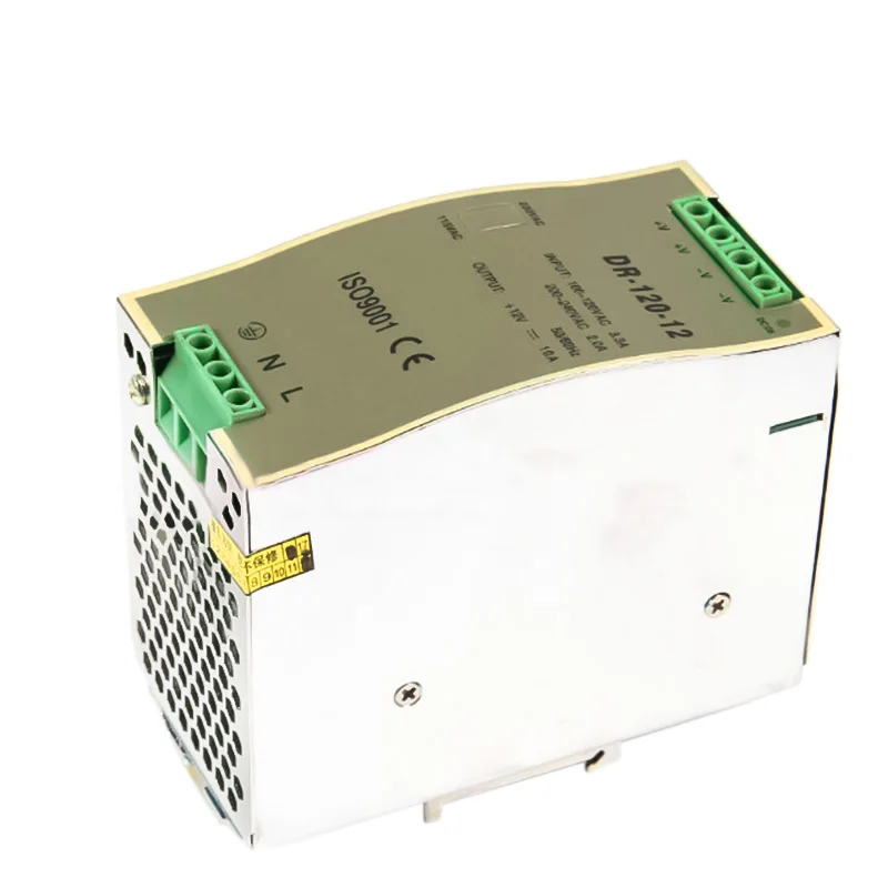 120 вт 12 в Din рейка одиночный выход импульсный источник питания DR 12|120w 12v|supply 12v12v 120w