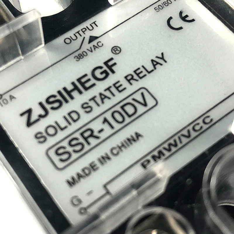 10A SSR вход 0 5 В/0 10VDC однофазный твердотельное реле 10DV регулятор напряжения для