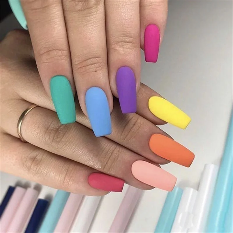 Modelones 10 шт./лот зимняя цветная серия Гель лак для ногтей набор замачивается