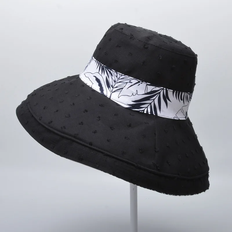 Casual Womens Summer Caps Ponytail Wide Brim Hat  Sun Hats for Women Visors Hat Fishing Beach Hat UV Protection Cap