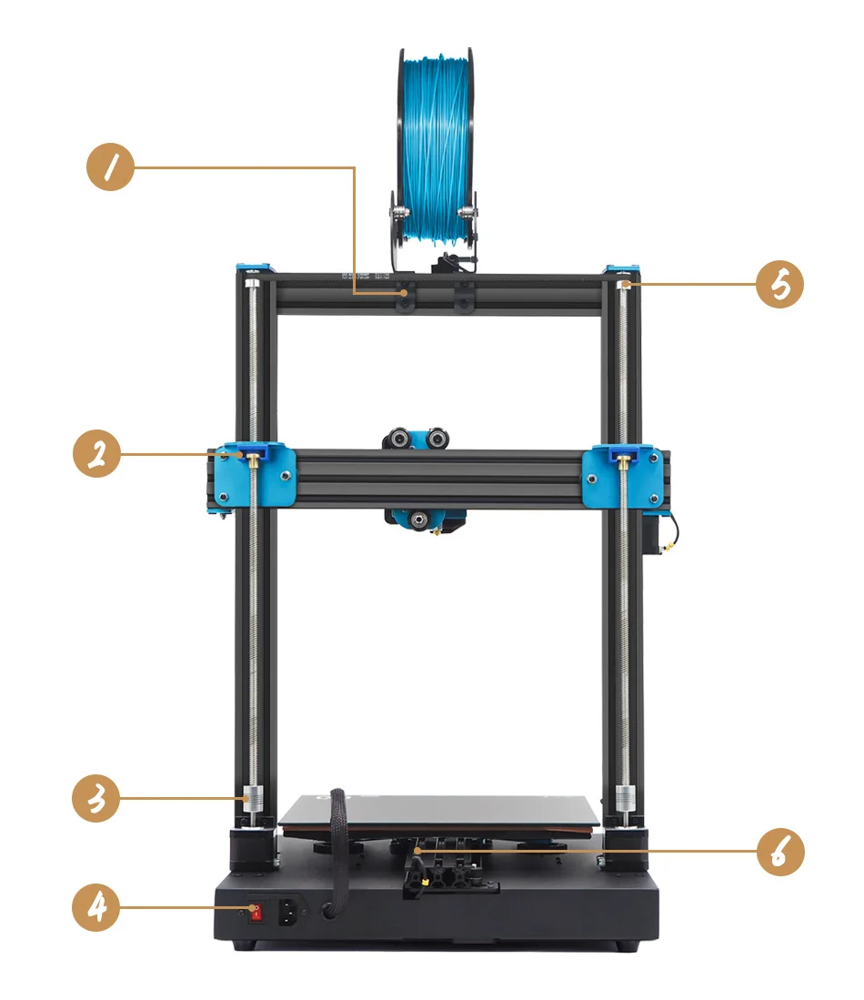 3d принтер sidewinder x1 SW-X1 Настольный уровень 3d pro размер поддержка USB и TF карты сенсорный экран artillery 3d