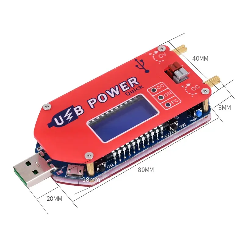 DC Регулируемый USB модуль питания Повышающий Модуль 15 Вт QC 2 0 3 FCP Быстрая зарядка # |