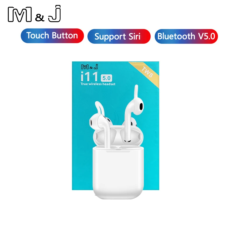 Сенсорное управление i11 TWS Mini 5,0 Bluetooth наушники беспроводные наушники портативные невидимые вкладыши для xiaomi Iphone смартфон