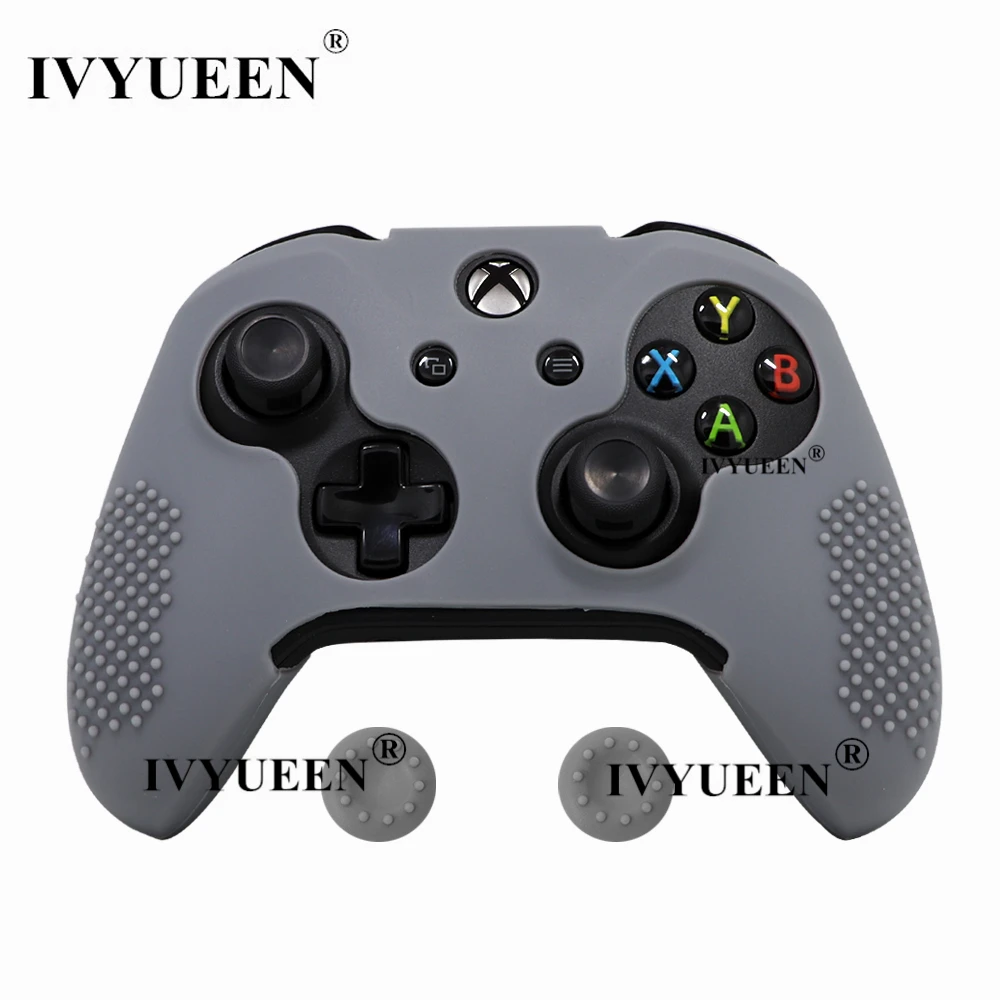 IVYUEEN 14 цветов для microsoft Xbox One X S Тонкий силиконовый чехол для контроллера защитный чехол с палочками для большого пальца