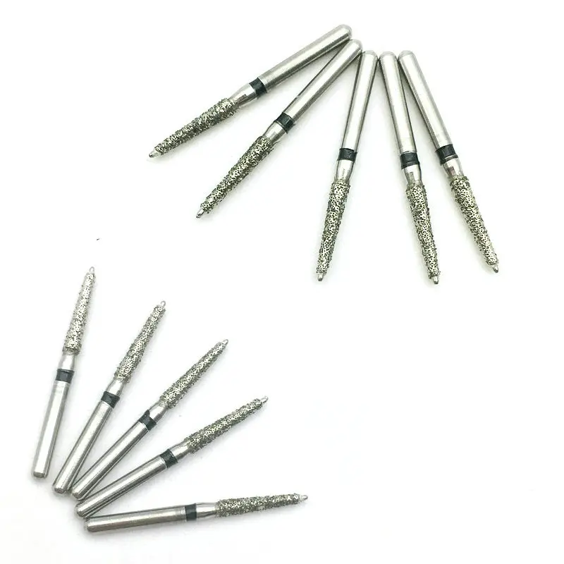 10 шт. горячая Распродажа алмазные стоматологические боры для полировки