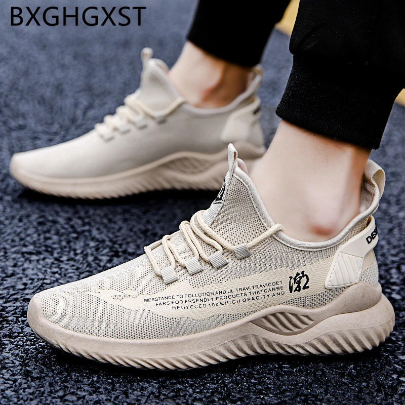 

2021 Men Casual Shoes Breathable Sneakers Running Shoes Men Sneakers Fashion Brand Sport Shoes Men Summer Black Sneakers Zapatos