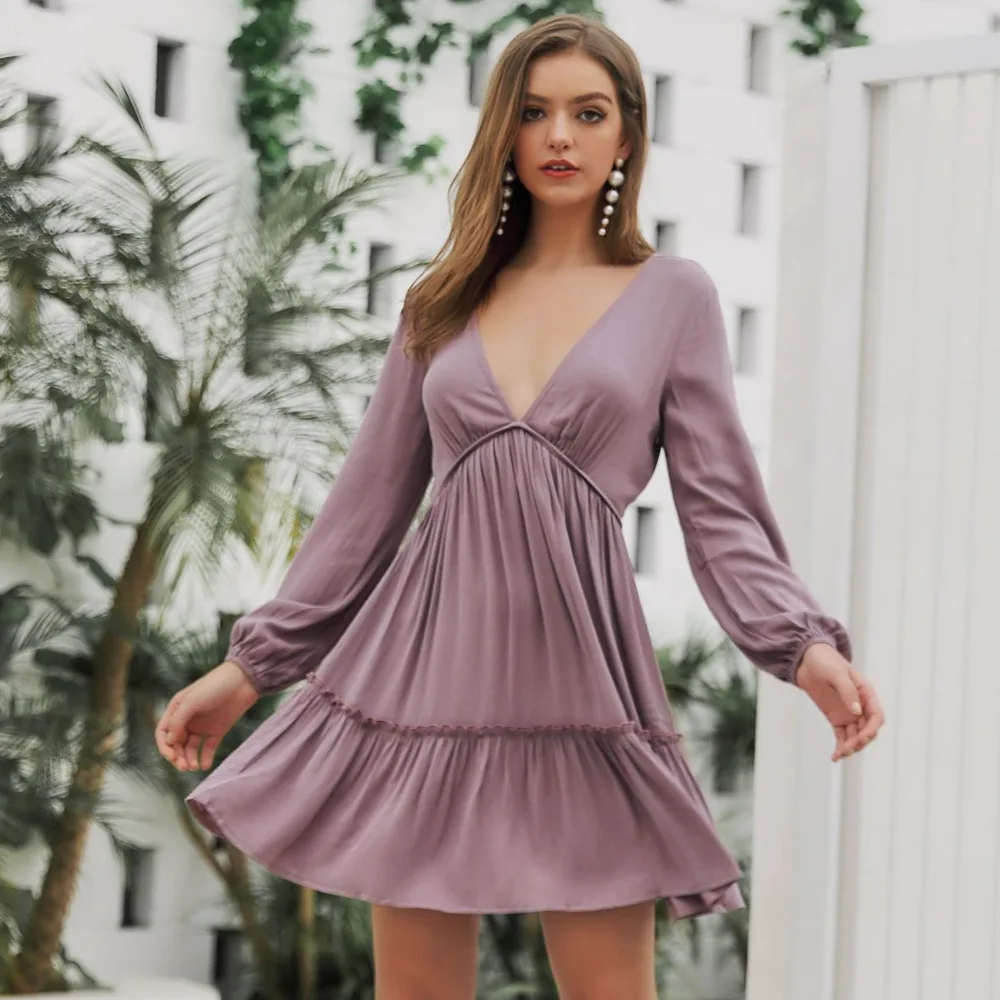 С глубоким сексуальным v-образным вырезом Для женщин Зимняя Дамская обувь с