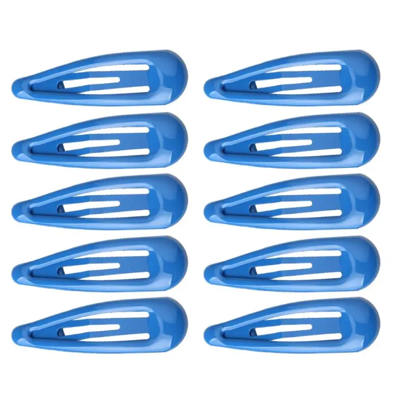 Детские заколки для волос в форме капли воды из металлического сплава 10