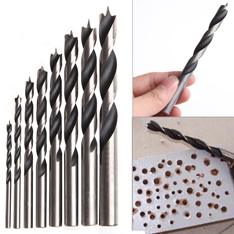 

8Pcs/Set 3MM-10MM HSS Drill Bits Kit For Woodworking Metal Wood Tools New