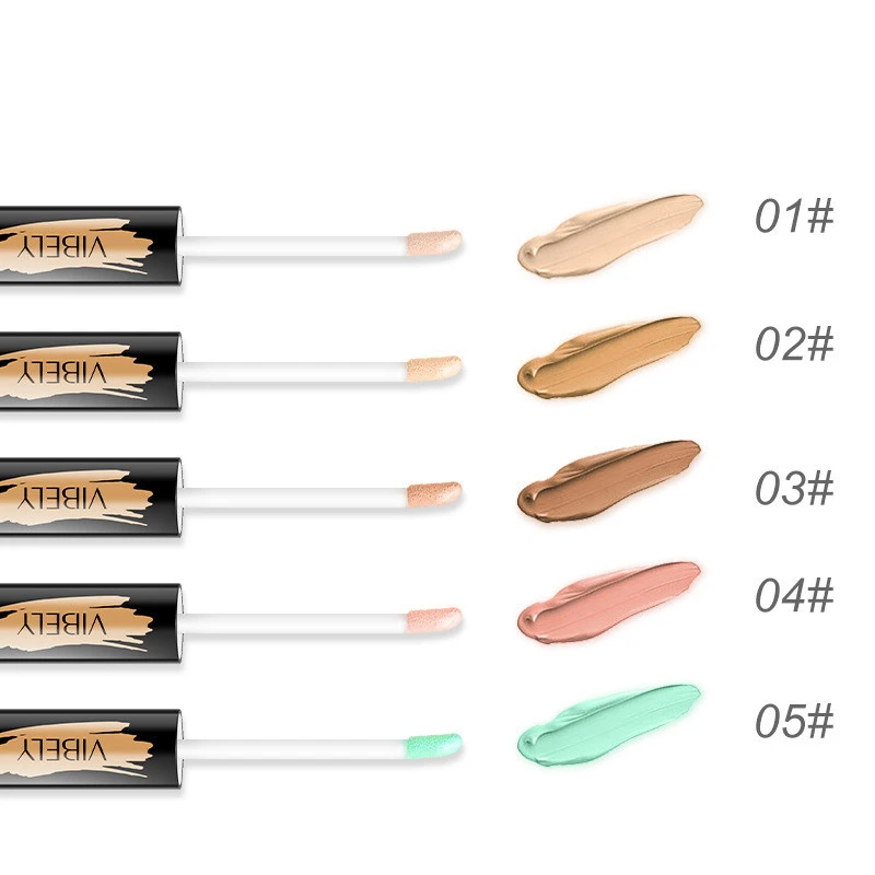 5 цветов консилер для глаз Жидкая основа макияжа корректор полное покрытие