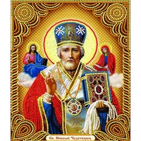 5d diy diamond painting religion icon of leader cross stitch kit full embroidery mosaic true religious men rhinestones sale