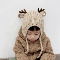 1 4 years old toddler boys girls beanie hats knitted warm christmas caps kids autumn winter girls hats toddler boys girls gorro