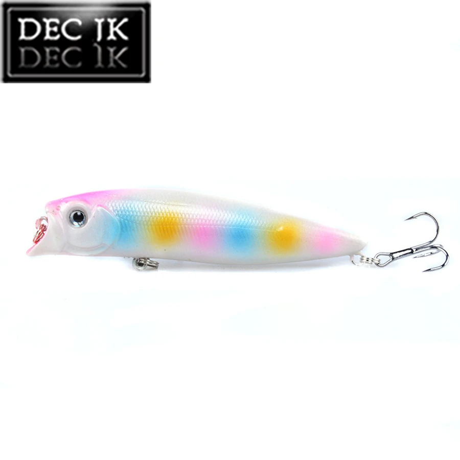 1 шт. плавающий Поппер искусственная/Жесткая/искусственная приманка для рыбалки