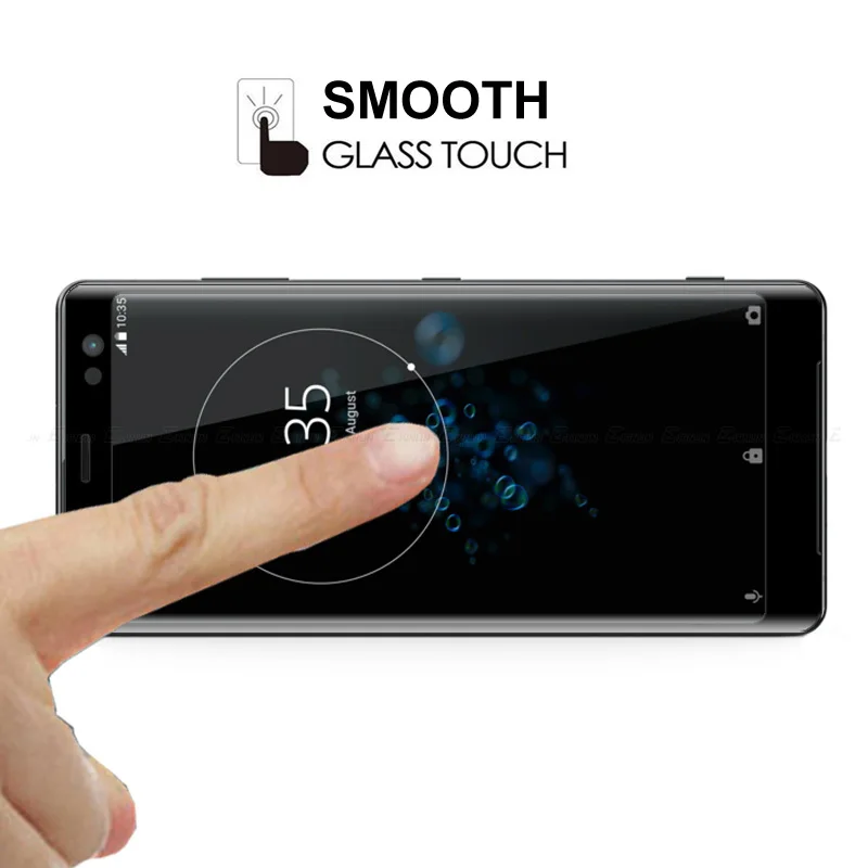 3D Curvy Full Edge Tempered Glass For Sony Xperia 8 5 10 Plus XZ4 XZ3 XA2 Ultra XZ1 Compact Screen Protector Protective Film | Мобильные