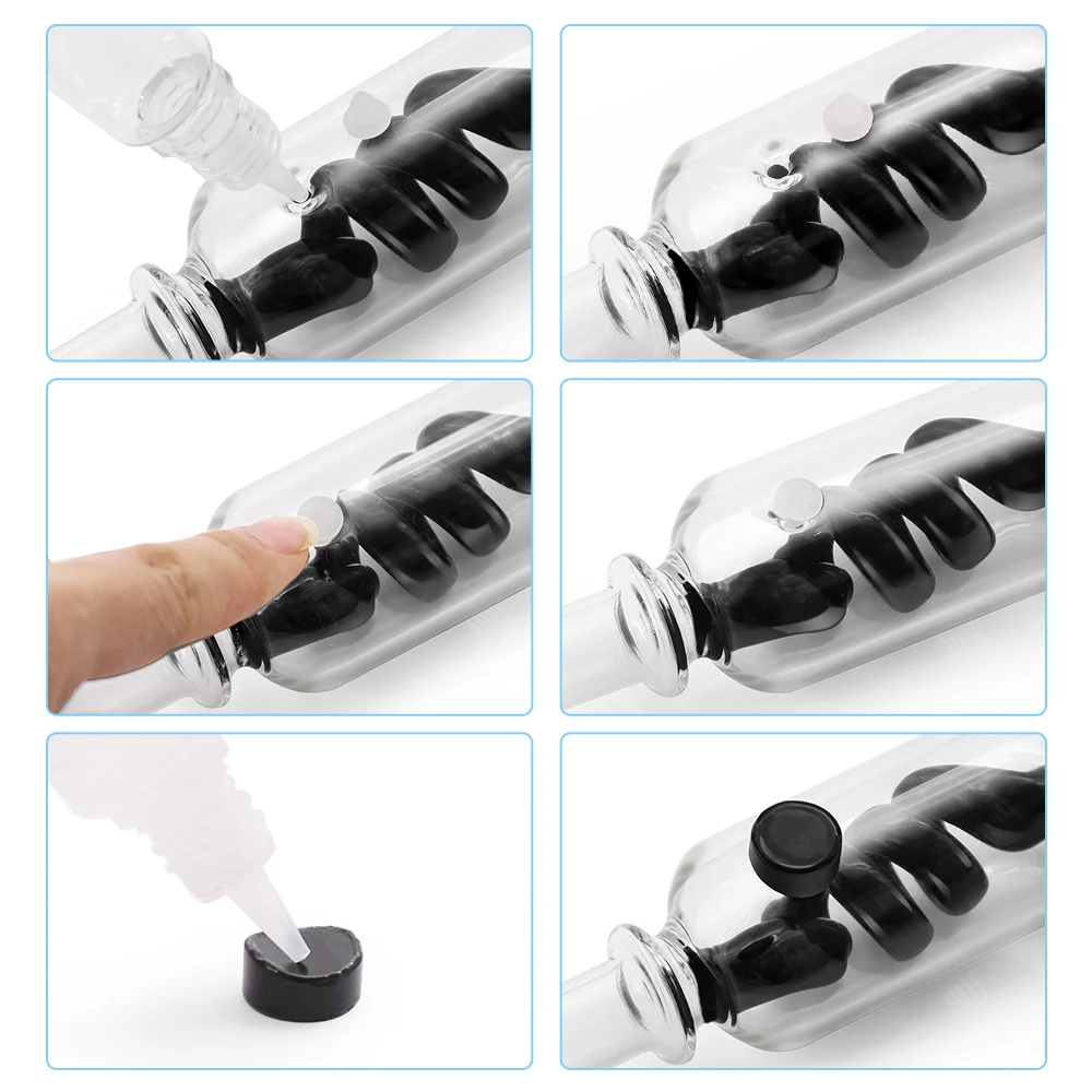 Стеклянная водопроводная трубка для курения сухая трава табак ручная охлаждения