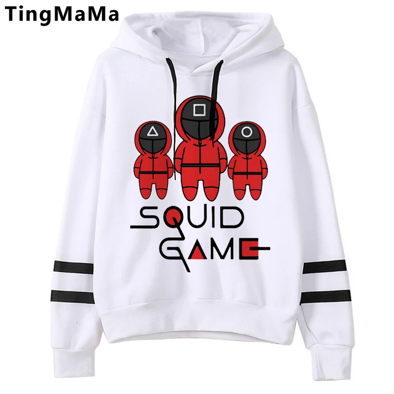 

Squid Game hoodies men graphic Korea men hoody Ulzzang grunge