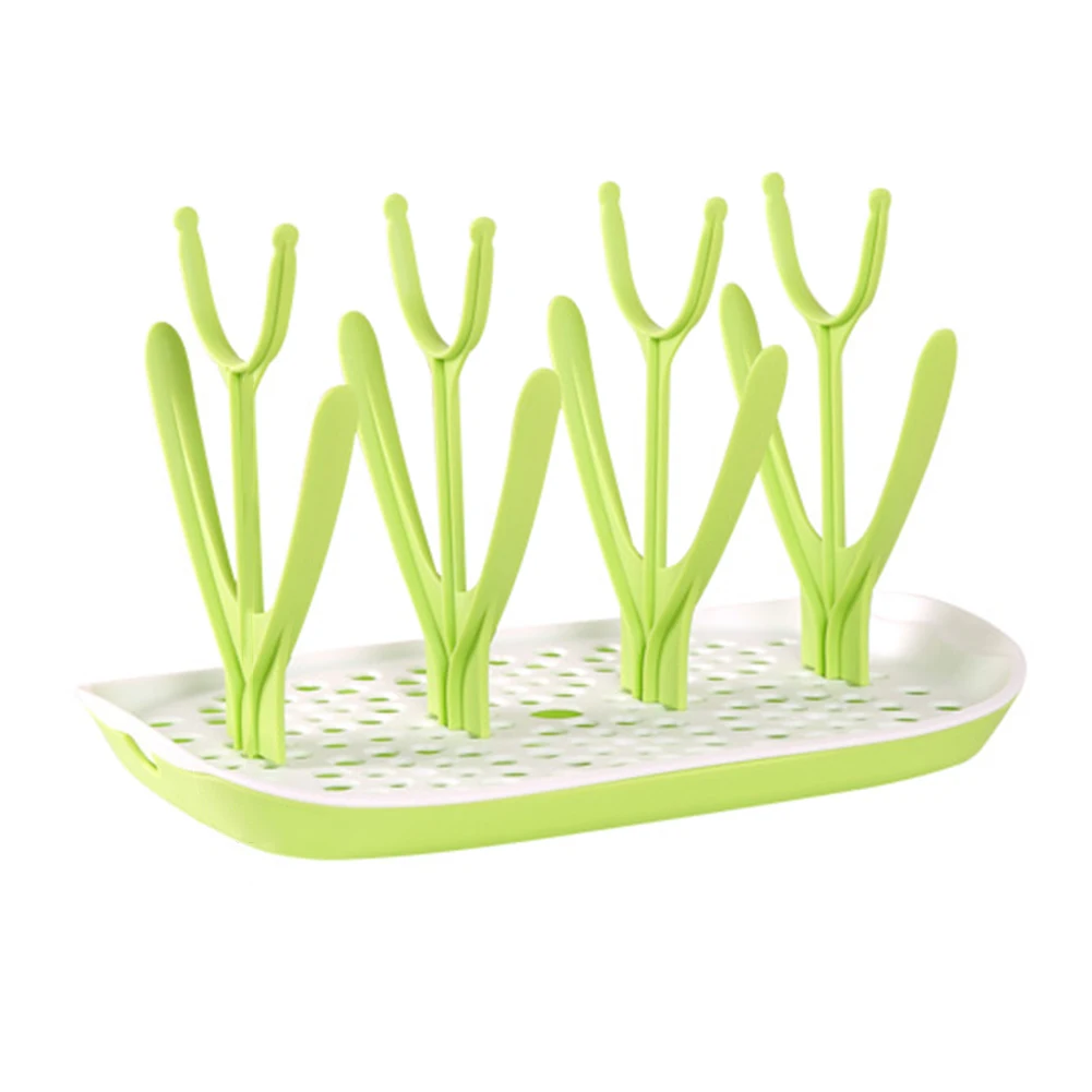

Durable Drain Home Desktop Storage Multifunctional Nipple Drying Stand Rack Milk Bottle Kitchen Supplies