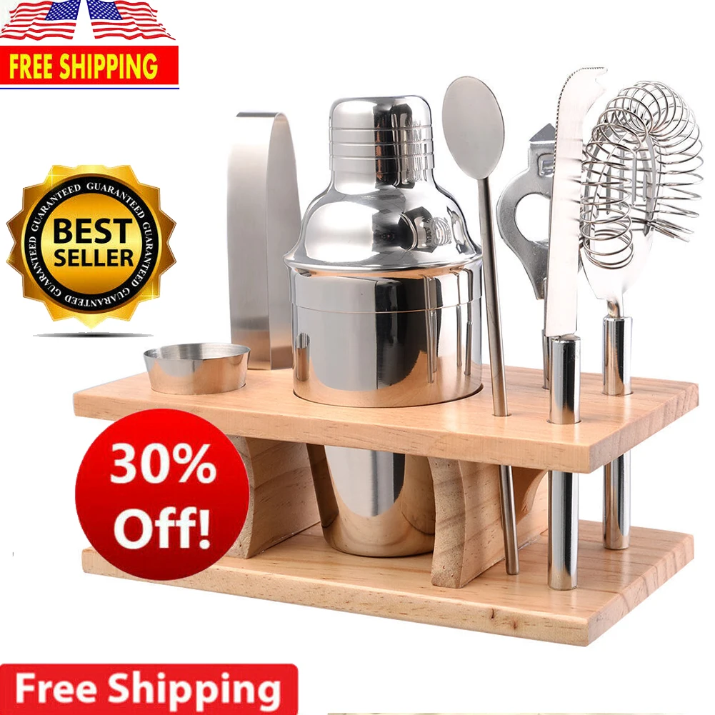 Коктейльный шейкер из нержавеющей стали 5 шт. 350 мл миксер для напитков набор