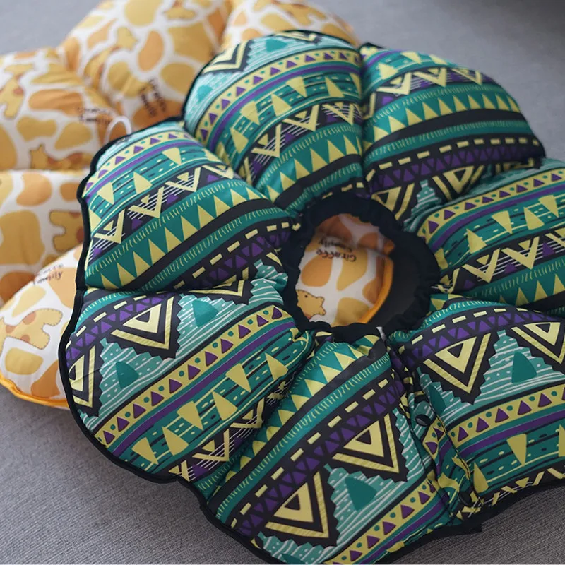 Pet защитный воротник собаки шеи конус милый цветок восстановление анти-укуса