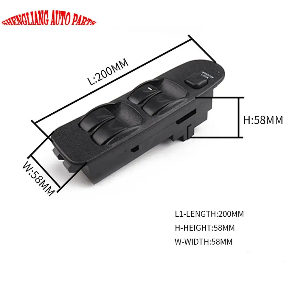 Переключатель Стеклоподъемника 12 В Электрический переключатель