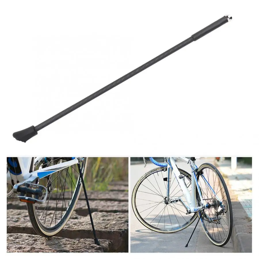 Велосипед Kick Stand углеродное волокно велосипед Kickstand Боковая поддержка велосипед ноги поддержка открытый MTB дорожный Велоспорт запасные части