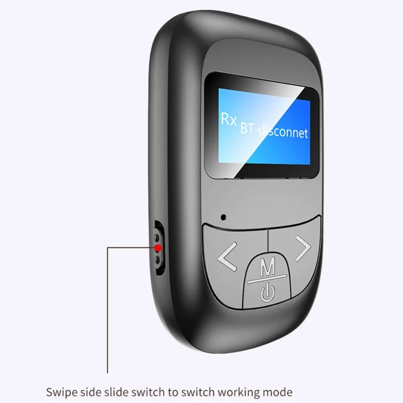 2 в 1 беспроводной приемник с ЖК-экраном стерео музыкальный ресивер 3 5 мм Aux