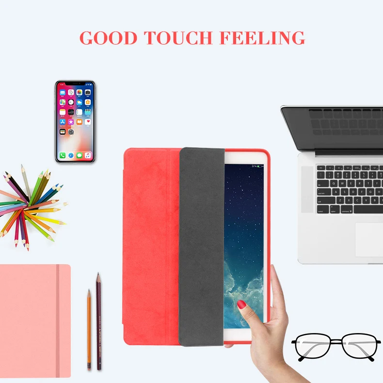 Чехол для IPad, ультра тонкий чехол с функцией автоматического сна, также для нового IPad 9,7 дюймов и выпуска. A1822 A1823 A1893 A1954