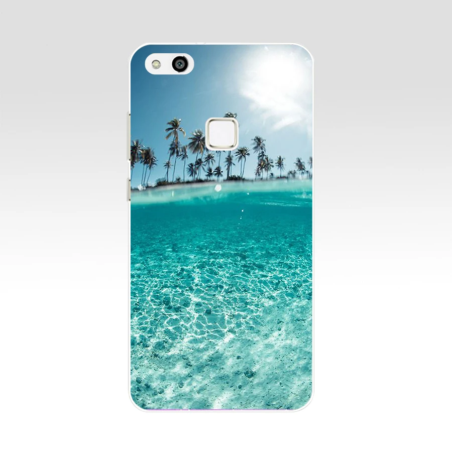 314FG желтая Морская звезда на море Мягкий Силиконовый ТПУ чехол для huawei Honor 9 p10 mate 10