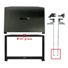 Новинка, для Acer Nitro, 5 дюймов, задняя крышка для ноутбука, задняя крышка, передняя панель со стеклом, кронштейн