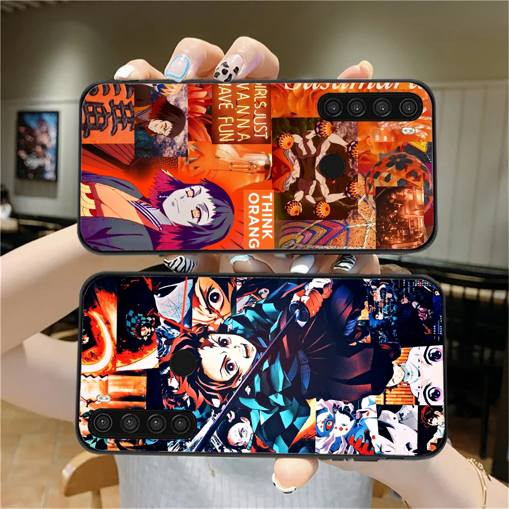 

Demon Slayer Anime Phone Case For Xiaomi Redmi Note 8T 9T 9S 10T 10S 7 8 2021 Pro 10X 7A 8A 4G 5G Funda Soft Back Cover Cartoon
