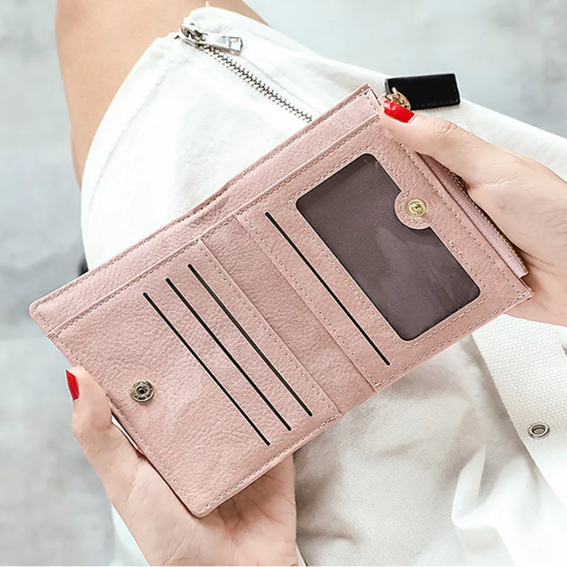 Женский кошелек модные женские короткие кошельки женский многофункциональный