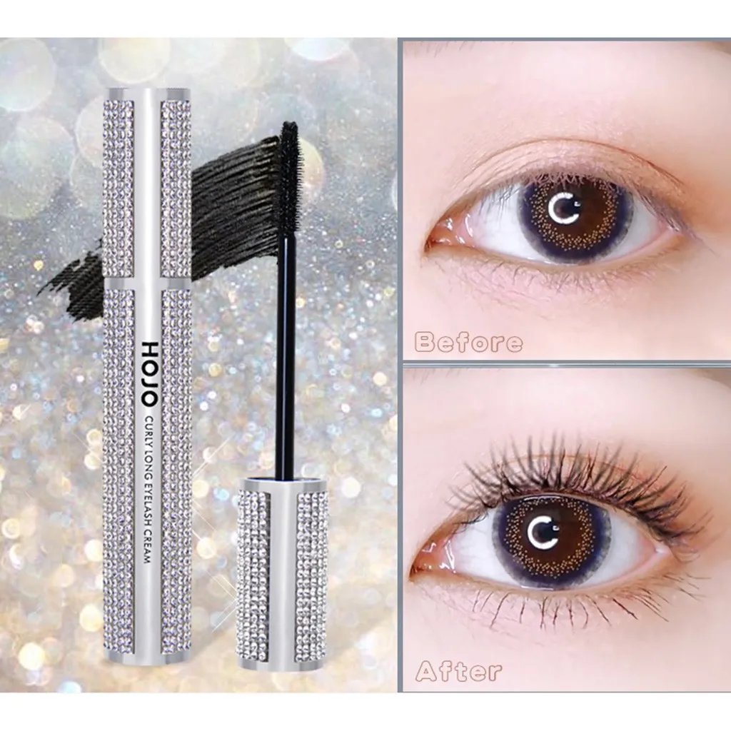 2019 Black Color new Mascara Waterproof Eye Lashes Long Curling Eyelashes Growth Makeup tool JZ814 |