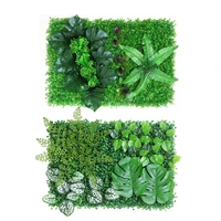 artificial hedge panel leaves uv protection plant privacy fence screen garden fence outdoor hedge garden home decor