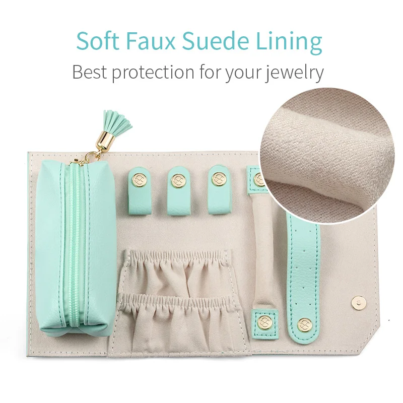 Vlando небольшая дорожная сумка скручивающаяся для украшений Органайзер с