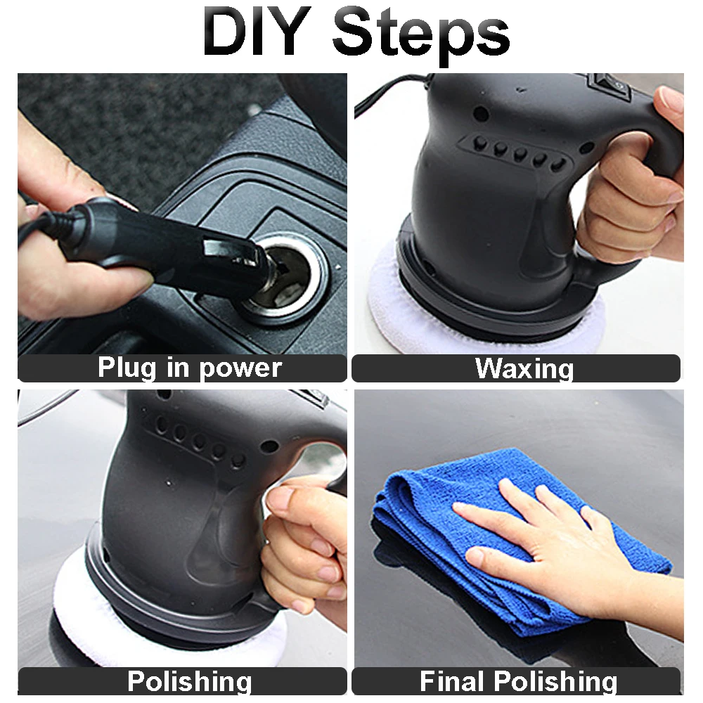 12 В полировальная машина 36 Вт Автомобильный Электрический инструмент для