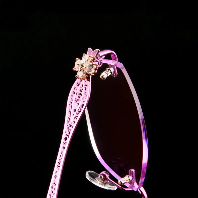 

Pure Titanium Myopia Glasses Female Models Fashion Box Finished Prescription Glasses Solid Lens Optical Glasses Fashion