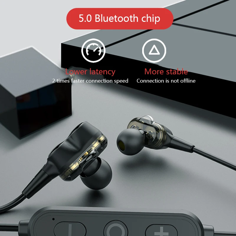 Двойной Подвижный круг Bluetooth наушники Quad caore беспроводные игровая гарнитура с