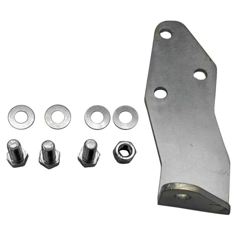 Низкопрофильный кронштейн крепления крутящего момента трансмиссии серебристый