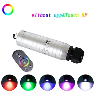 Двигатель для автомобильного освесветильник, 12 В постоянного тока, 6 Вт, RGB светодиодный светодиод, сенсорный радиочастотный контроль для волоконно-оптического кабеля PMMA, освещение